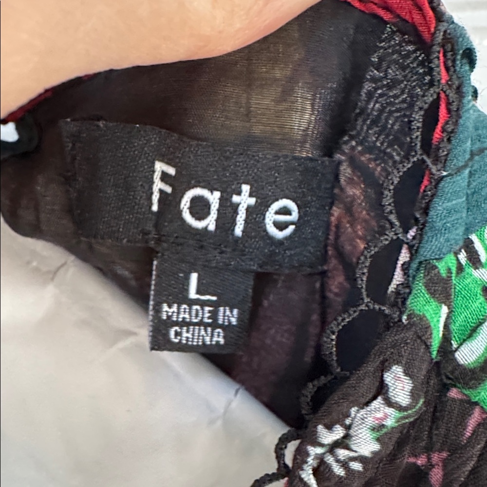 Fate Multicolor Patchwork Blouse - Picture 6 of 7